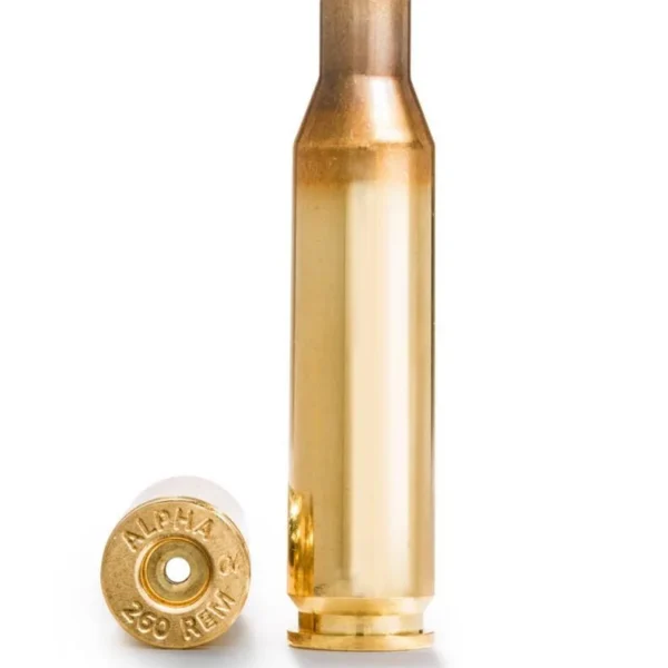Alpha Munitions Ultra Premium Unprimed Brass Cartridge Cases .260 Remington 100/ct