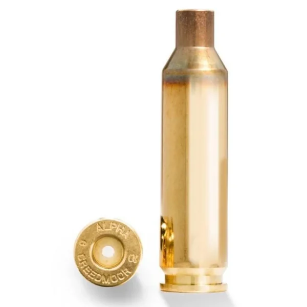 Alpha Munitions Ultra Premium Unprimed Brass Cartridge Cases 6mm Creedmoor - Large Rifle Primer 100/ct