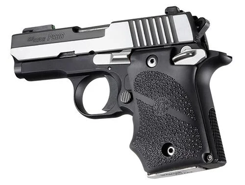 Hogue Inc. Hogue Ambi Safety Rubber Grip with Finger Grooves for SIG Sauer P938 Black