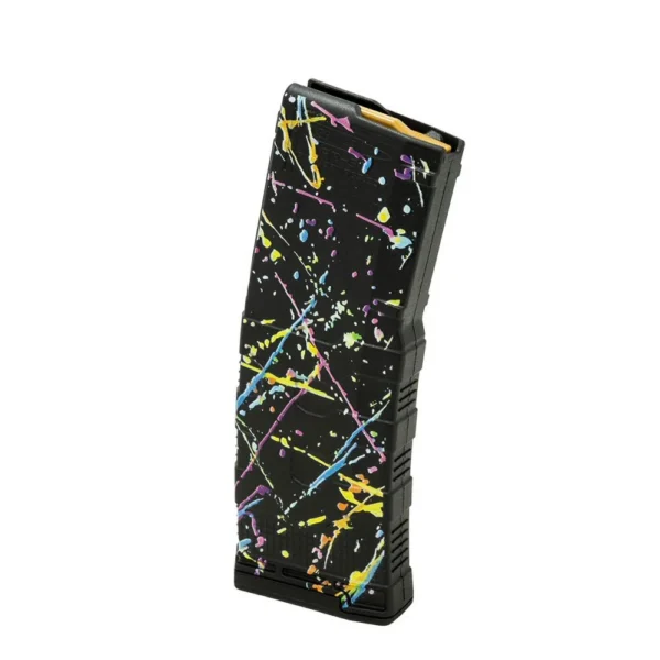 C&E Innovations DBA Amend2 Amend2 AR-15/M4/M16 Mod 3 Rifle Magazine Neon Splatter 5.56x45mm NATO/.223 Rem 30/rd