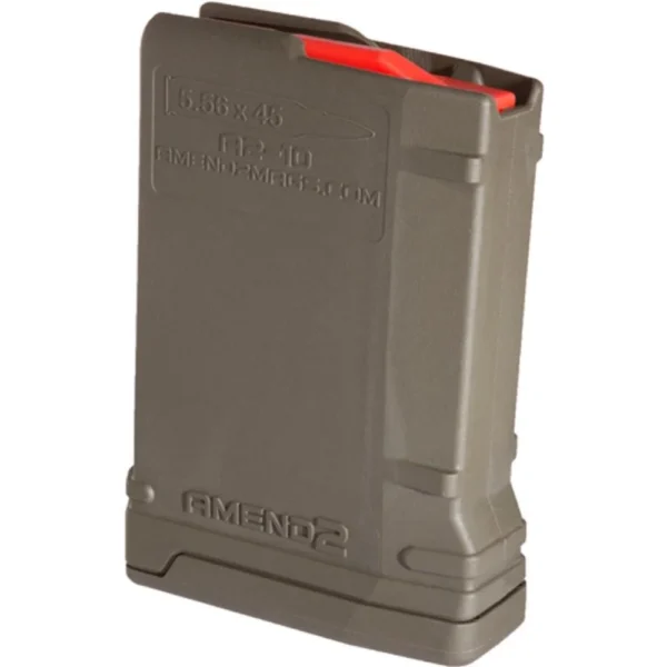 C&E Innovations DBA Amend2 Amend2 AR-15 Mod-2 Model Rifle Magazine OD Green 5.56/.223 10/rd