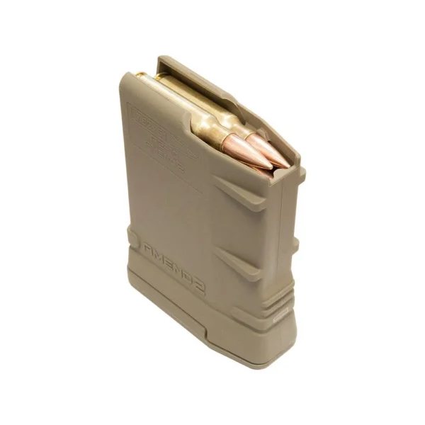 C&E Innovations DBA Amend2 Amend2 SR-25 Mod-A Rifle Magazine Coyote Brown 7.62x51 10/rd