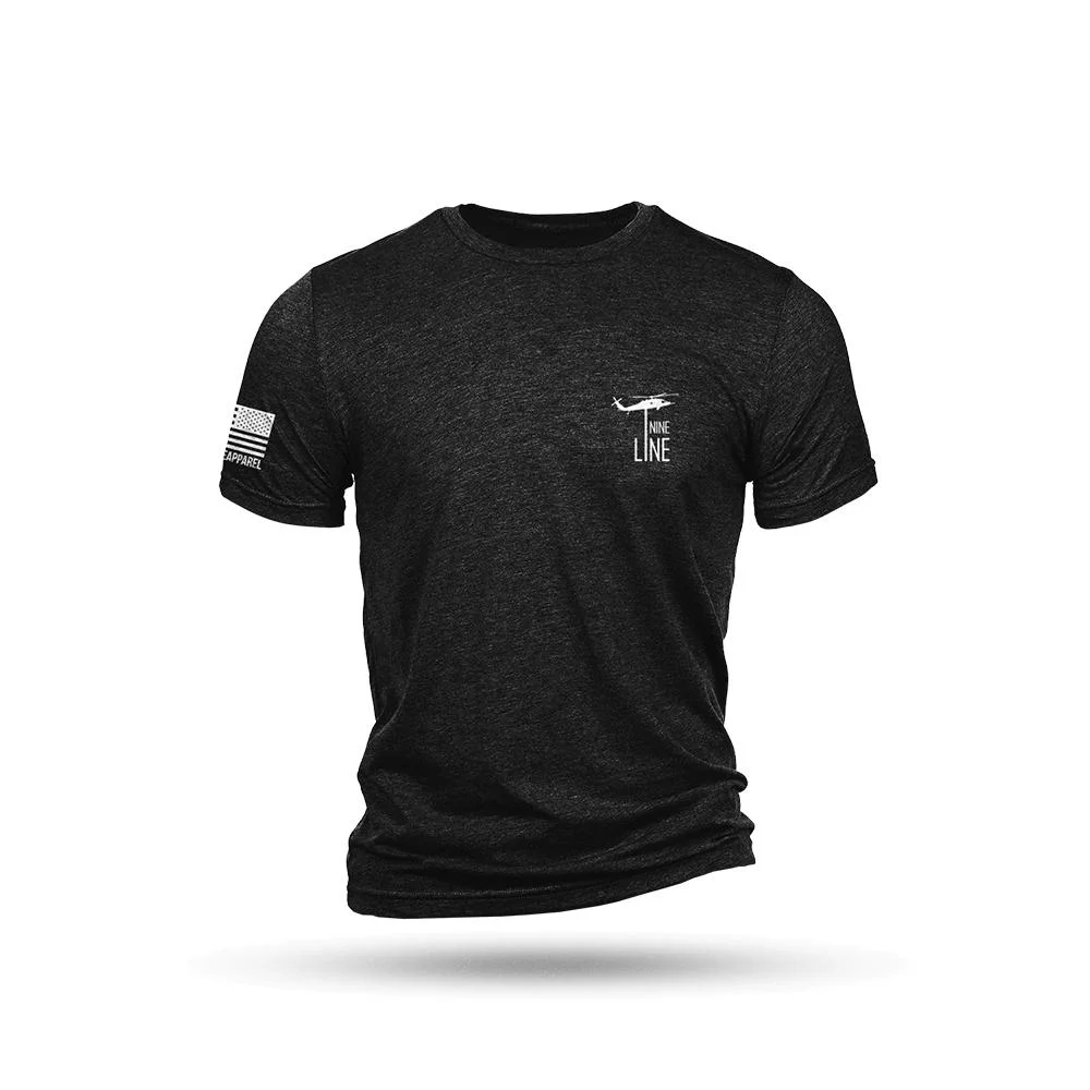 america-short-sleeve-shirt-black-triblend-primary Nine Line Apparel Nine Line America Short Sleeve Shirt Black Triblend 2XL