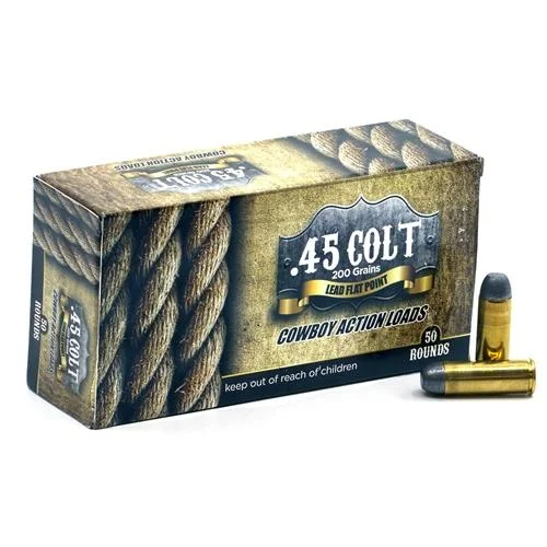 American Cowboy Ammo American Cowboy Handgun Ammunition .45 Colt 200gr LFN 636 fps 50/ct