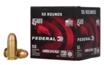 Federal Cartridge Co. American Eagle Handgun Ammunition .45 ACP 230 gr FMJ 890 fps 50/ct - alternate view 2