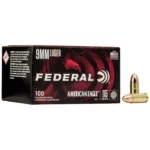 Federal Cartridge Co. American Eagle Handgun Ammunition 9mm Luger 115 gr FMJ 1180 fps 100/ct