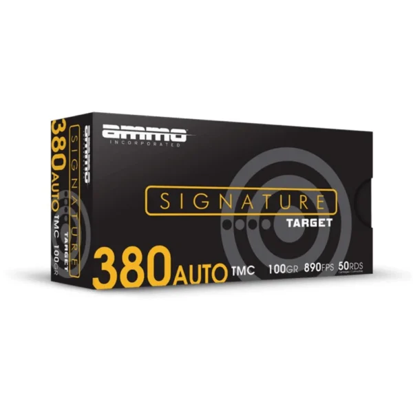 Ammo Inc. Ammo Inc Signature Handgun Ammunition .380 Auto 100 gr TMC 890 fps 50/ct