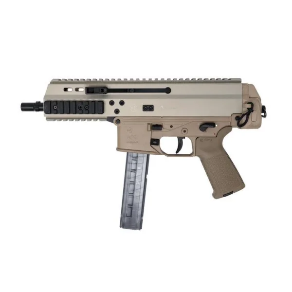 B&T APC9 PRO Semi-Auto 9mm Pistol 7" Barrel 33rd Glock Mag Coyote Tan