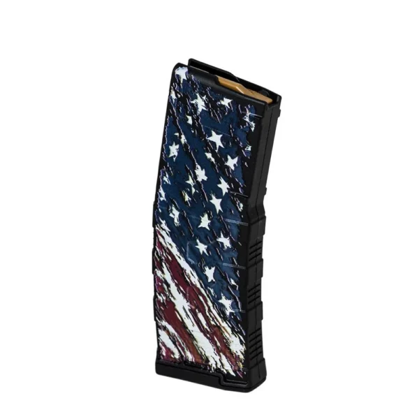 C&E Innovations DBA Amend2 Amend2 AR-15/M4/M16 Mod 3 Rifle Magazine American Flag 5.56x45mm NATO/.223 Rem 30/rd