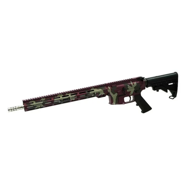 10 Ring GLFA AR-15 Rifle .223 Wylde 30rd Magazine 16" Barrel Mission Manhattan/Stainless Steel with 15.25" Handguard