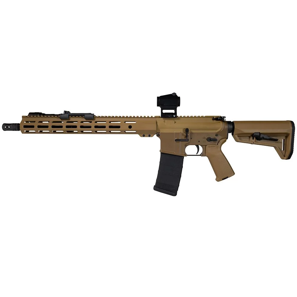 ar-15-rifle-vortex-crossfire-red-dot-primary Shark Coast Tactical "Sunrise" AR-15 Rifle 5.56mm 30rd Magazine 16" Barrel 15" Handguard Vortex Crossfire & Streamlight