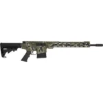 10 Ring GLFA AR10 Rifle .308 Win 10rd Magazine 18" Barrel Pursuit Green Camo Cerakote