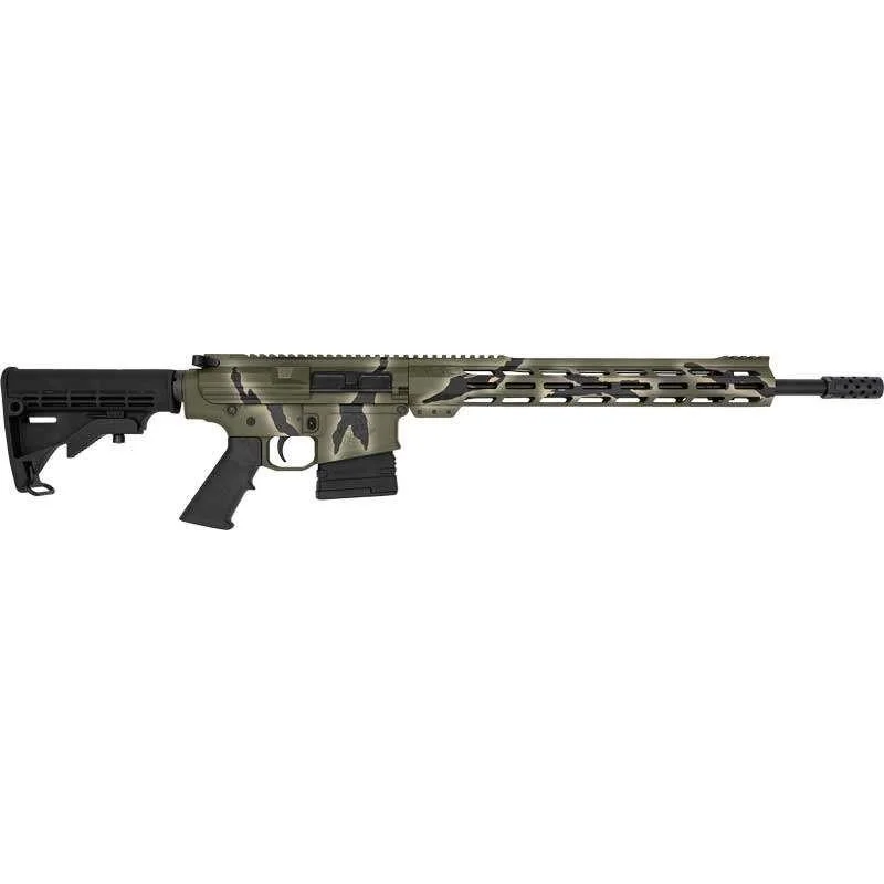 ar10-rifle-308-win-18-barrel-pursuit-green-camo-primary 10 Ring GLFA AR10 Rifle .308 Win 10rd Magazine 18" Barrel Pursuit Green Camo Cerakote