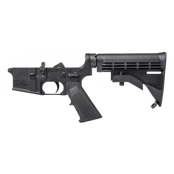 Aero Precision AR15 Standard Complete Lower Receiver - Anodized Black