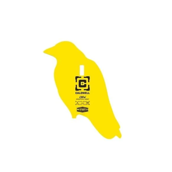 AOB Caldwell AR500 Crow Steel Hanging Target Yellow