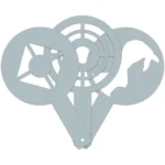 Champion Traps & Targets Champion AR500 Center Mass Steel Stencils 3/ct