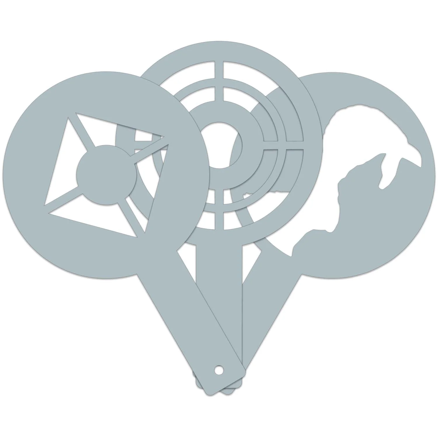 ar500-steel-target-stencils-primary Champion Traps & Targets Champion AR500 Center Mass Steel Stencils 3/ct