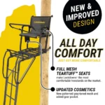 Ardisam (River's Edge/ Barronett Blinds) River's Edge Lockdown 1-Man Ladder Tree Stand 21ft Wide - alternate view 2