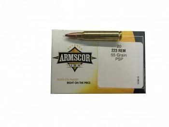 Armscor Precision International Inc. (API) Armscor Rifle Ammunition .223 Rem 55 gr PSP 3050 fps 20/ct
