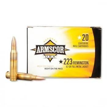 Armscor Precision International Inc. (API) Armscor Rifle Ammunition .223 Rem 62 gr FMJ 2963 fps 20/ct