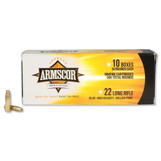 ARMSCOR 22LR HVHP 36GR 50/5000