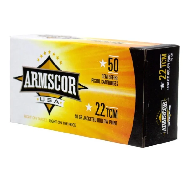 Armscor Precision International Inc. (API) Advanced Tactical Firearms Armscor Hand Ammunition .22TCM 40 gr JHP 50/ct