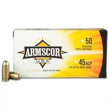 Armscor Precision International Inc. (API) Armscor Handgun Ammunition .45 ACP 230 gr FMJ 849 fps 50/ct