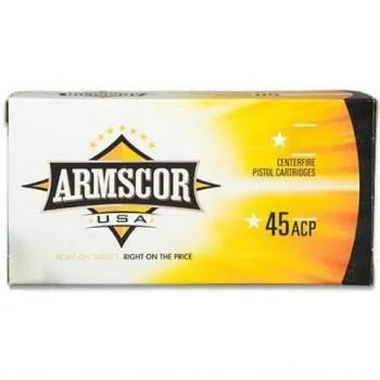 ARMSCOR 45ACP 230GR JHP 20/500
