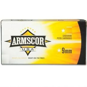 Armscor Precision International Inc. (API) Armscor Handgun Ammunition 9mm Luger 147 gr FMJ 850 fps 50/ct