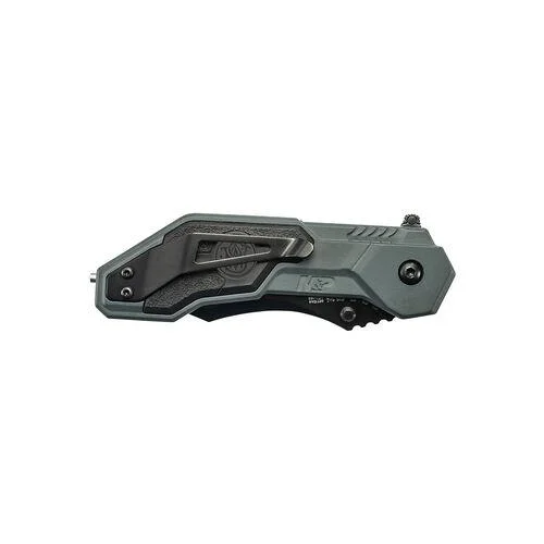assisted-opening-clip-point-folding-knife-primary Battenfeld Knives Smith & Wesson M&P M.A.G.I.C. Assisted Opening Clip Point Folding Knife 2 9/10" Blade Blue