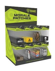 Gsm SME Assorted Morale Patch Display 144/ct