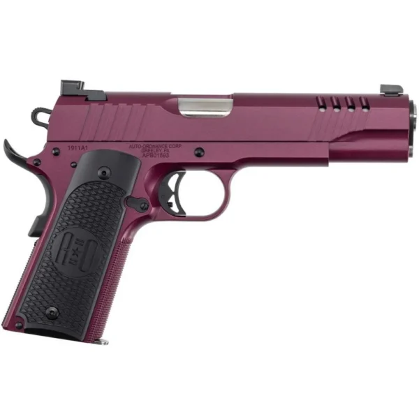 Kahr Arms Auto-Ordnance 1911A1 Handgun 45 ACP 7rd Magazine 5" Barrel Cherry Night Sights