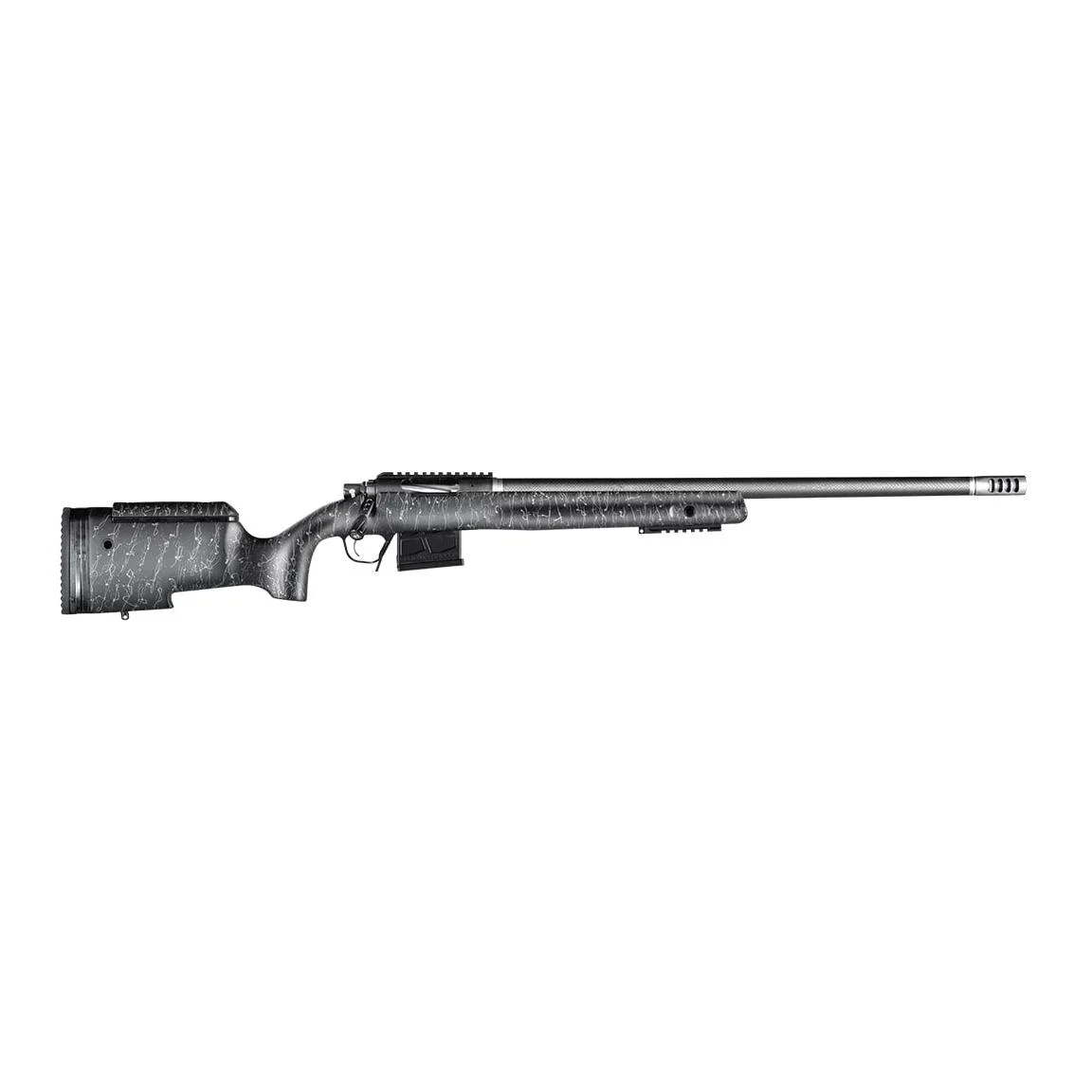 ba-tactical-65-creedmoor-rifle-primary Christensen Arms B.A. Tactical Rifle 6.5 Creedmoor 5rd Magazine 26" Carbon Fiber Barrel Black w/Gray Webbing Stock