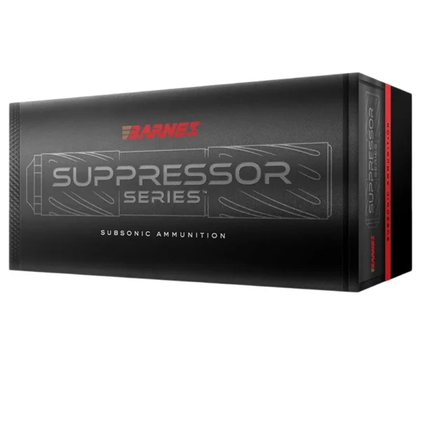 Barnes Bullets Barnes Suppressor Series Sierra JHP Handgun Ammunition 9mm Luger 147gr JHP 985 fps 50/ct