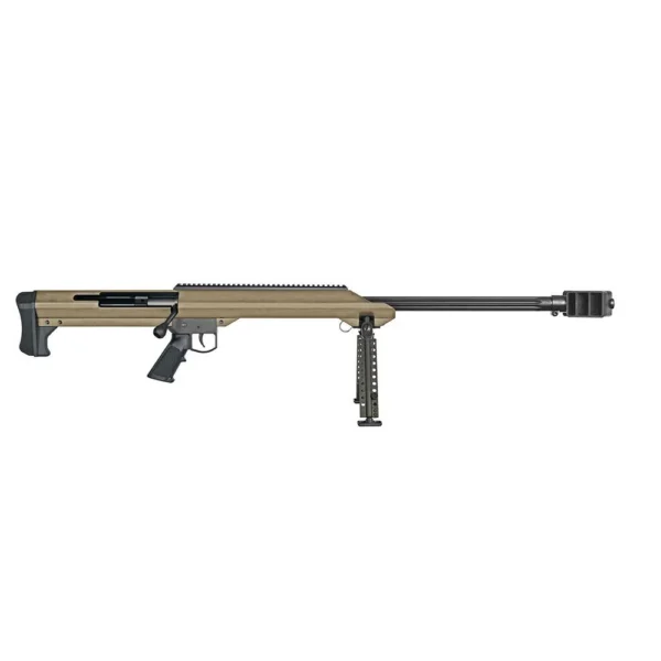 Barrett Firearms Barrett Model 99 Rifle 50 BMG Single Shot 29" Fluted Barrel FDE Finish w/Bipod and Pelican Hardcase