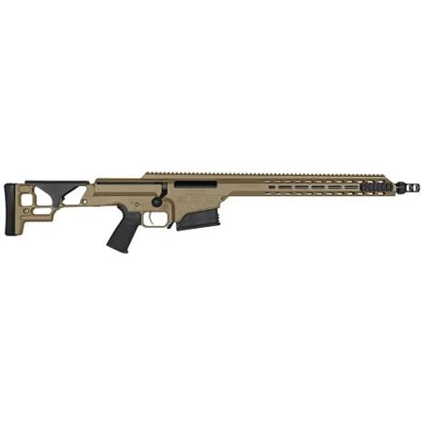 Barrett Firearms Barrett SMR MRAD Fixed Stock Rifle .308 Win 10rd Magazine(1) 17' Fluted Barrel FDE Finish