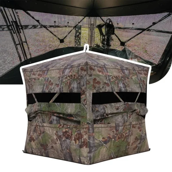 Ardisam (River's Edge/ Barronett Blinds) Barronett Blinds Grandview Ground Blind Bloodtrail Backwoods Camo See Through