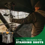 Ardisam (River's Edge/ Barronett Blinds) Barronett Blinds Prowler 300 Ground Blind Bloodtrail Backwoods Camo - alternate view