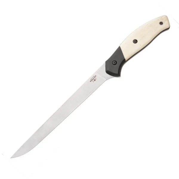 Bear & Son Cutlery Bear & Son Professional Fillet Fixed Blade Knife 7" Fillet Blade White Smooth Bone