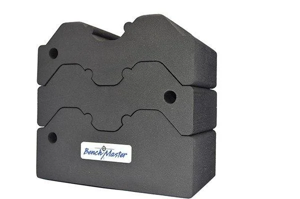 Altus Brands Llc - Pro-Ears Benchmaster Weapon Rack Adjustable 3 Piece Bench Block