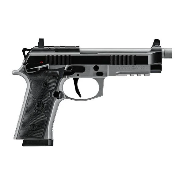 Beretta 92XI SAO Tactical Handgun 9mm Luger 18rd Magazines (2) 5.1" Threaded Barrel Black and Grey