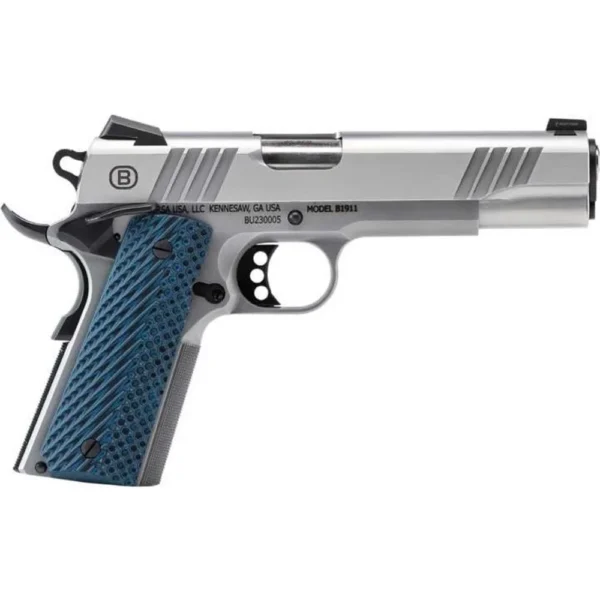 BERSA 1911 45ACP 8RD BLUE STAINLESS