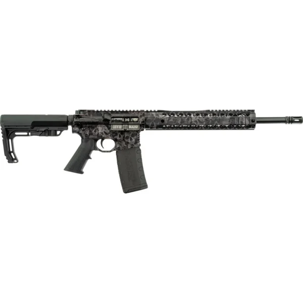 Black Rain Ordnance Inc Black Rain Ordnance Spec+ Black Skulls Crypt Rifle 5.56mm 30rd Magazine 16" Barrel