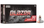 CCI Blazer Aluminum Handgun Ammunition 9mm Luger 115 gr. FMJ 1145 fps 50/ct - alternate view 2