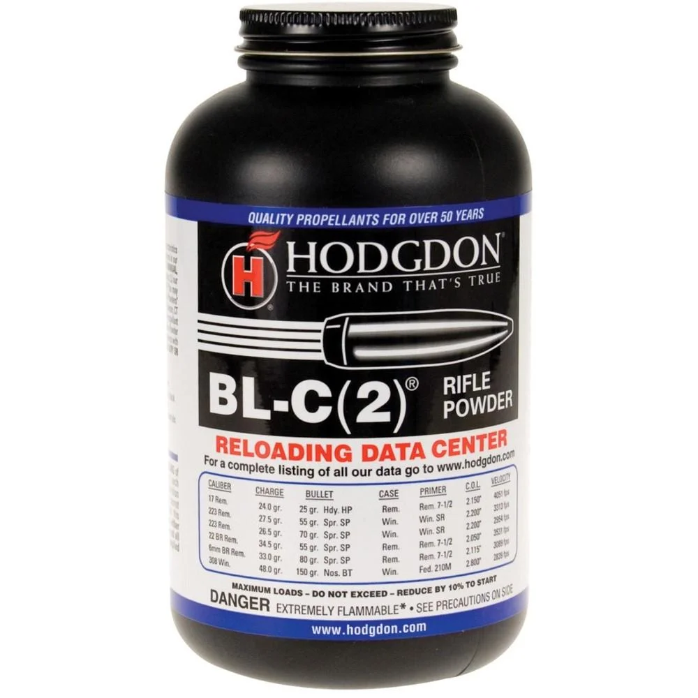 blc-2-spherical-rifle-powder-primary Hodgdon Powder Company Inc. Hodgdon BLC-2 Spherical Rifle Powder 1 lbs