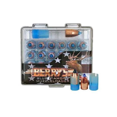 Berry's Mfg Berry's Blue Diamond .50 Cal. Muzzleloader Bullets with Sabots 275 gr 25/ct