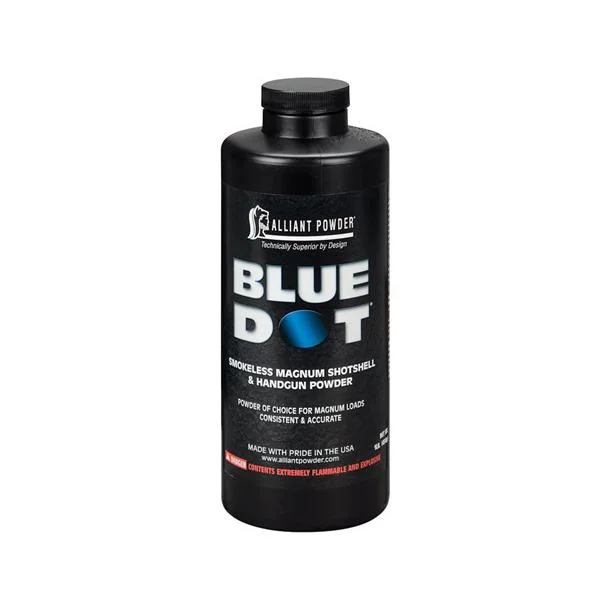 blue-dot-magnum-shotshell-handgun-powder-primary Alliant Powder Alliant Blue Dot Shotshell and Handgun Powder - 1lb
