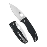 SPYDERCO BODACIOUS CF 3.63" BLK/SLV