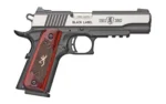 Browning Firearms Browning 1911 380 Black Label Medallion Pro Handgun 380 ACP 8rd Magazine 3.625" Barrel Black with Silver