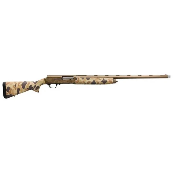 Browning Firearms Browning A5 Wicked Wing Shotgun 12 ga 3.5" Chamber 4rd Magazine 28" Barrel Vintage Tan Camo